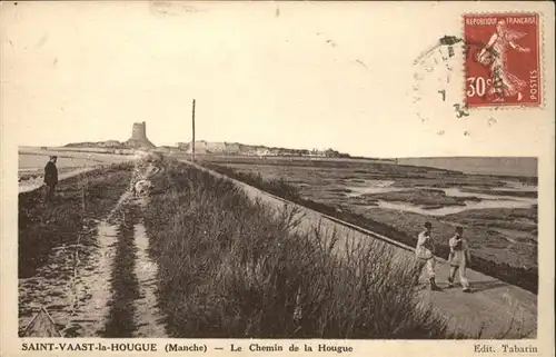 Saint-Vaast-la-Hougue le Chemin de la Hougue x