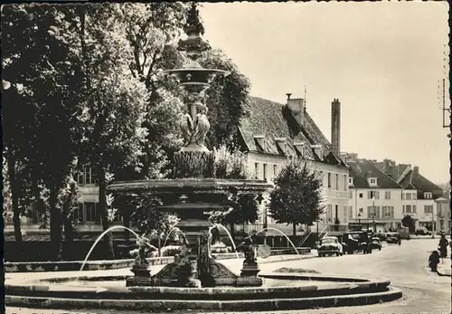 Chatillon-sur-Seine le jet d'eau x