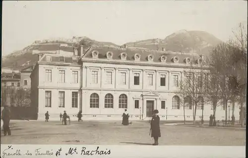 Grenoble [handschriftlich] Facultes M. Rachais *
