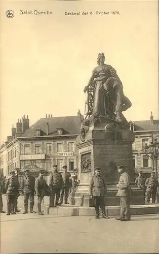 Saint-Quentin Denkmal 8. Oktober 1870 Soldaten 