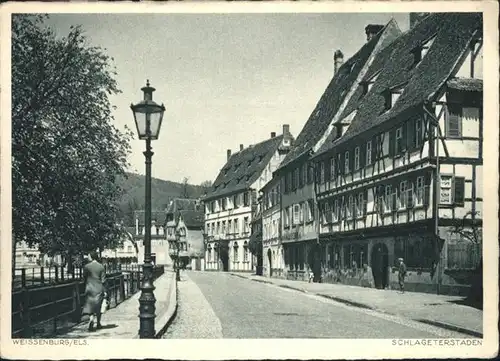 Weissenburg Elsass Schlageterstaden *