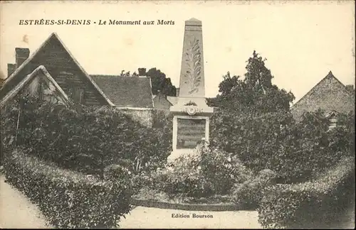 Estrees-Saint-Denis Monument Morts *