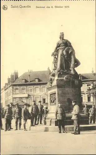Saint-Quentin Denkmal des 8. Oktober 1870 Soldaten *