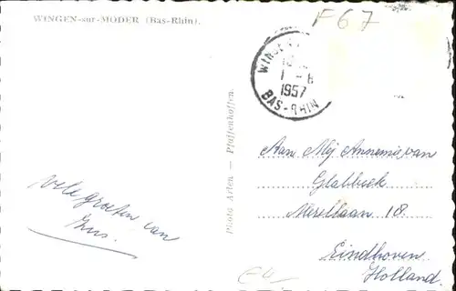 Wingen-sur-Moder Bas-Rhin x