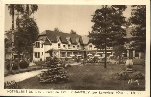 Chantilly Hostellerie du Lys Foret Lamorlaye Oise *