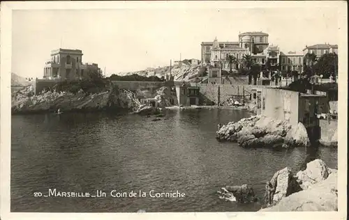 wb06396 Marseille Marseille Coin Corniche * Kategorie. Marseille Alte Ansichtskarten