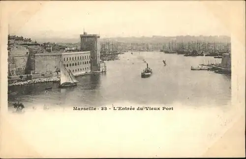 wb06398 Marseille Marseille Port * Kategorie. Marseille Alte Ansichtskarten