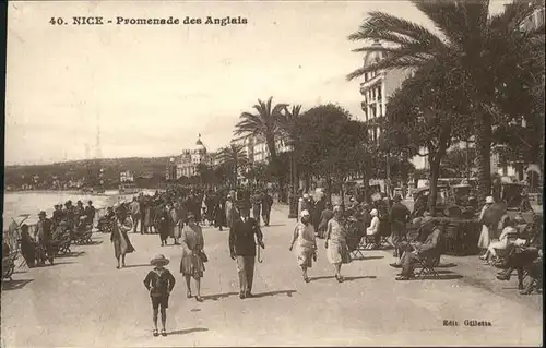 wb06417 Nice Alpes Maritimes Nice Promenade Anglais x Kategorie. Nice Alte Ansichtskarten