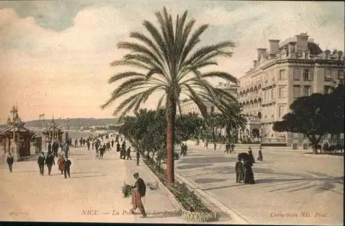 wb06425 Nice Alpes Maritimes Nice Promenade Anglais * Kategorie. Nice Alte Ansichtskarten