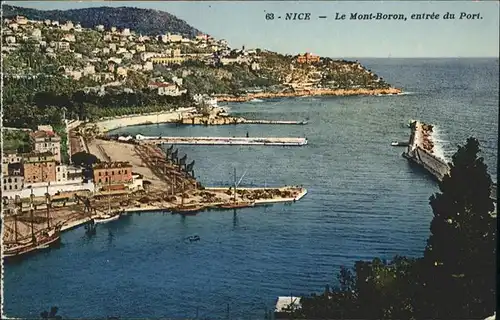 wb06446 Nice Alpes Maritimes Nice Mont Boron Port * Kategorie. Nice Alte Ansichtskarten