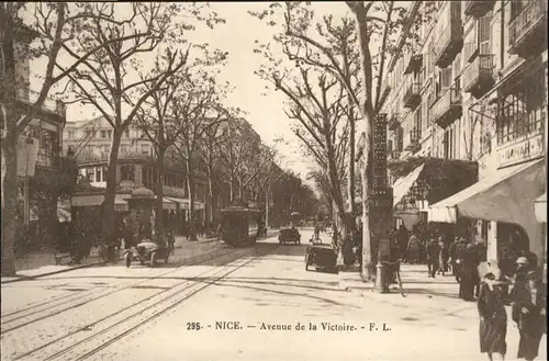 wb06478 Nice Alpes Maritimes Nice Strassenbahn Avenue Victoire * Kategorie. Nice Alte Ansichtskarten