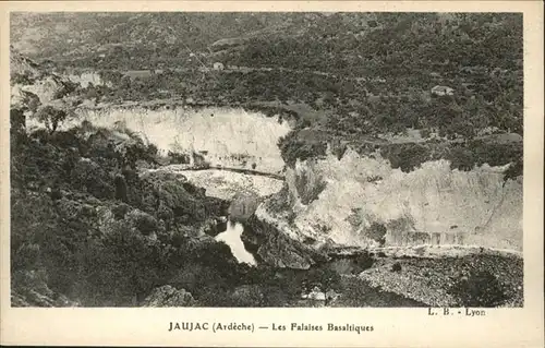 Jaujac Ardeche Falaises Basaltiques *