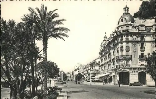 wb06614 Nice Alpes Maritimes Nice Hotel Ruhl Promenade Anglais * Kategorie. Nice Alte Ansichtskarten