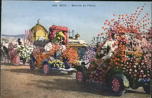 wb06651 Nice Alpes Maritimes Nice Bataille Fleurs * Kategorie. Nice Alte Ansichtskarten