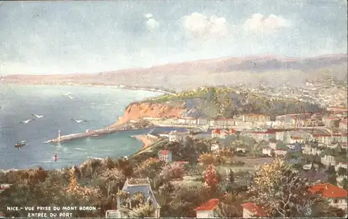 wb06696 Nice Alpes Maritimes Nice Mont Boron Port * Kategorie. Nice Alte Ansichtskarten