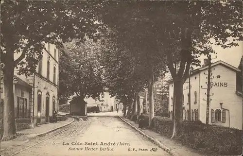 La Cote-Saint-Andre Avenue Hector Berlioz Bains *