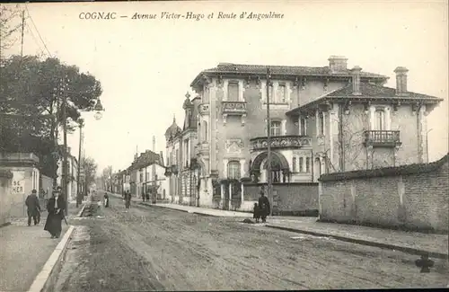 Cognac Avenue Victor-Hugo Route Angouleme *