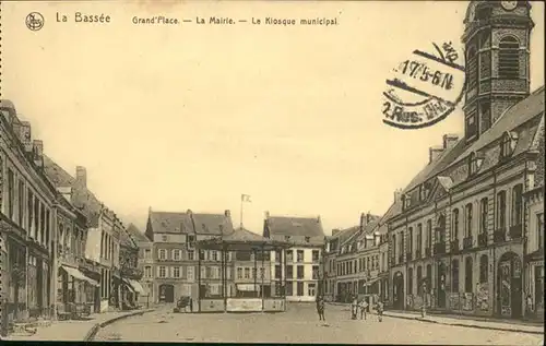 La Bassee Grand Place la Mairie le Kiosque municipal x