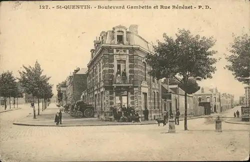Saint-Quentin Boulevard Gambetta Rue Benezet *