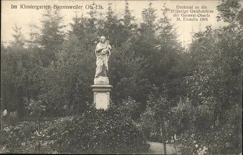 Baronsweiler Klostergarten Denkmal x