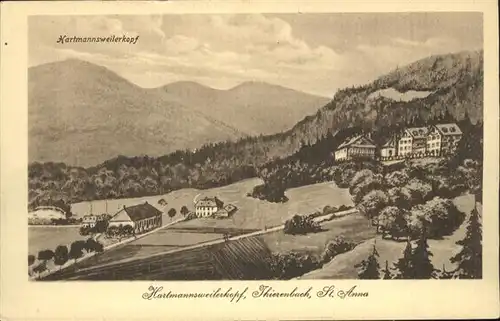Hartmannswillerkopf Hartmannswillerkopf Thierenbach St. Anna * / Hartmannswiller /Arrond. de Guebwiller