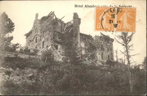 Col de la Schlucht Hotel Altenberg Zerstoerung x