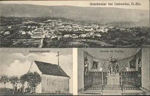 Orschweier Elsass Gebweiler Bollenbergkapelle  *