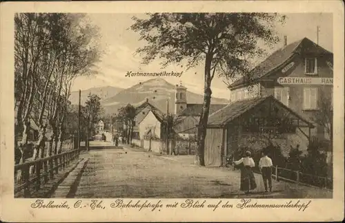 Bollweiler Elsass Bahnhofstrasse Hartmannsweilerkopf Gasthaus *