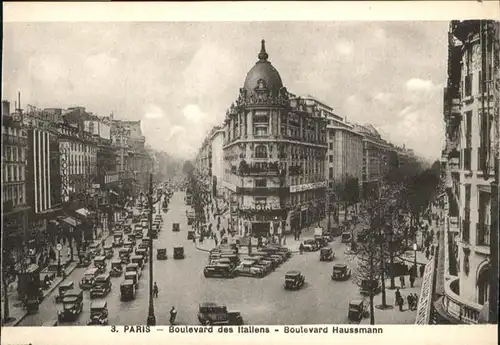 Paris Boulevard Haussmann *