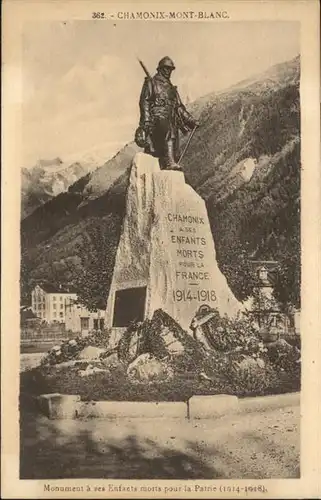 Chamonix-Mont-Blanc Monument Enfants  *