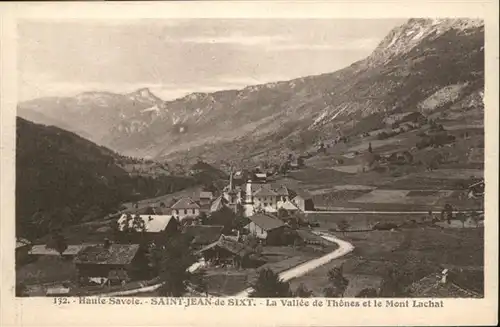 Saint-Jean-de-Sixt Vallee Thones Mont Lachat *