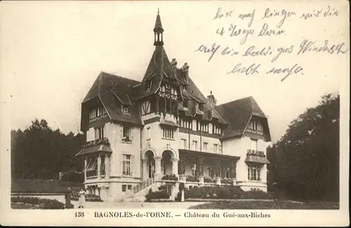 Bagnoles-de-l Orne Bagnoles-de-l'Orne Chateau du Gue aux Biches *