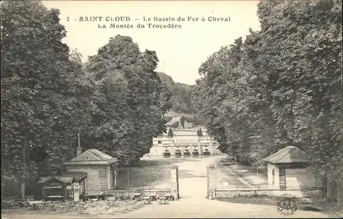 Saint-Cloud Hauts-de-Seine bassin du Fer à Cheval