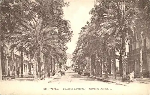 Hyeres Avenue Gambetta