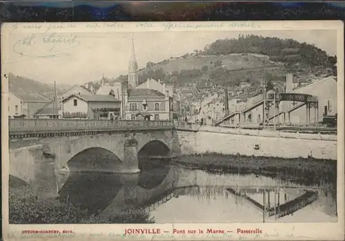 Joinville Haute-Marne Pont sur la Marne