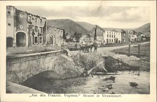 Vexaincourt Franz. Vogesen
Strasse in Vexaincourt