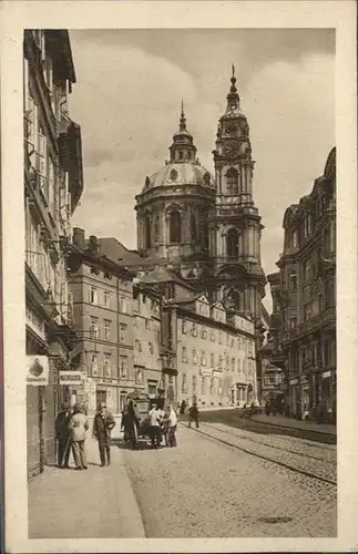 Prag Prahy Prague St Nikolas Kirche  / Praha /