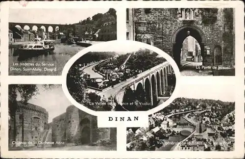 Dinan Porte Jersual Viaducb Chateau Duchesse Anne / Dinan /Arrond. de Dinan