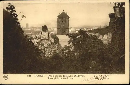 Rabat Rabat-Sale Girls of Oudayas Trachten / Rabat /