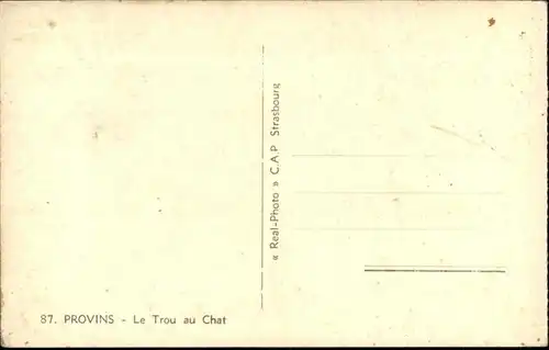 Provins Trou au Chat / Provins /Arrond. de Provins