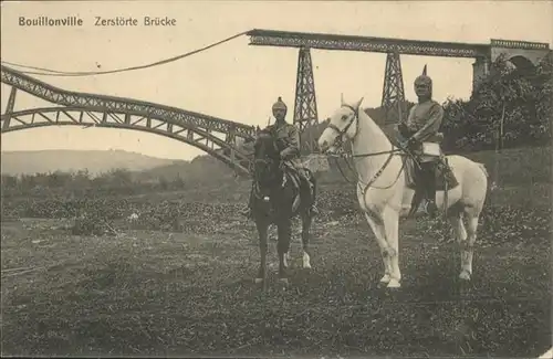 Bouillonville Bruecke Pferd / Bouillonville /Arrond. de Toul