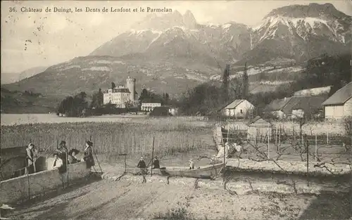 Duingt Chateau de Duingt Lenfont et le Parmelan  / Duingt /Arrond. d Annecy