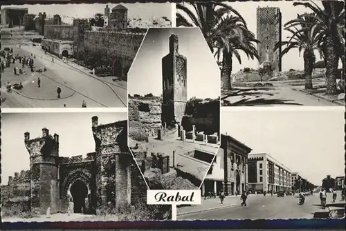 Rabat Rabat-Sale Tour Hassan Les Remparts des Oudaias Porte du Chellah / Rabat /