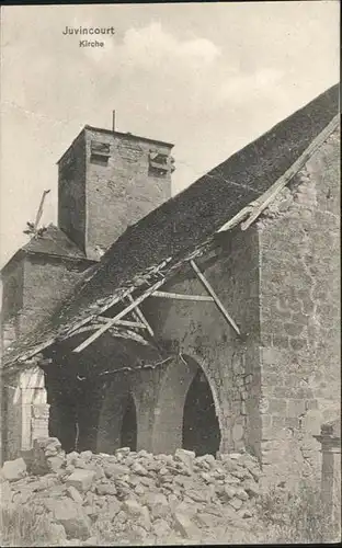 Juvincourt-et-Damary Kirche / Juvincourt-et-Damary /Arrond. de Laon