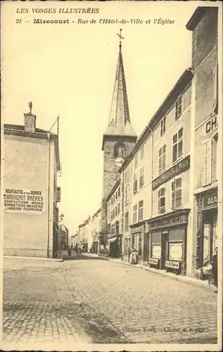 Mirecourt Rue de l`Hotel-de-Ville 
Eglise / Mirecourt /Arrond. de Neufchateau