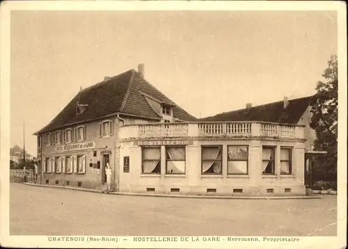 Chatenois Selestat-Erstein Hostellerie de la Gare / Chatenois /Arrond. de Selestat-Erstein