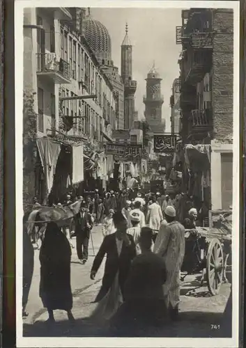 Tunis Bazarstrasse Pferd / Tunis /