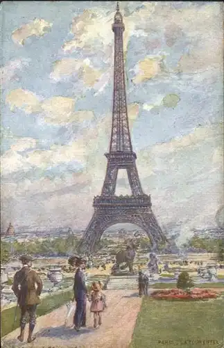 Paris Eiffelturm / Paris /Arrond. de Paris