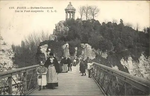 Paris Buttes Chaumont Pont / Paris /Arrond. de Paris