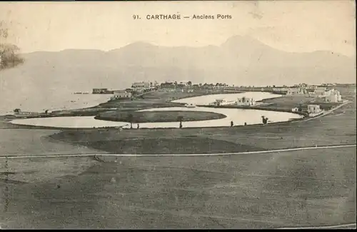 Carthage Karthago Anciens Ports / Tunis /
